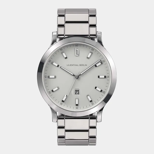 lilienthal-berlin-huxley-ii-alabaster-white-herrenuhr-40-mm image 1