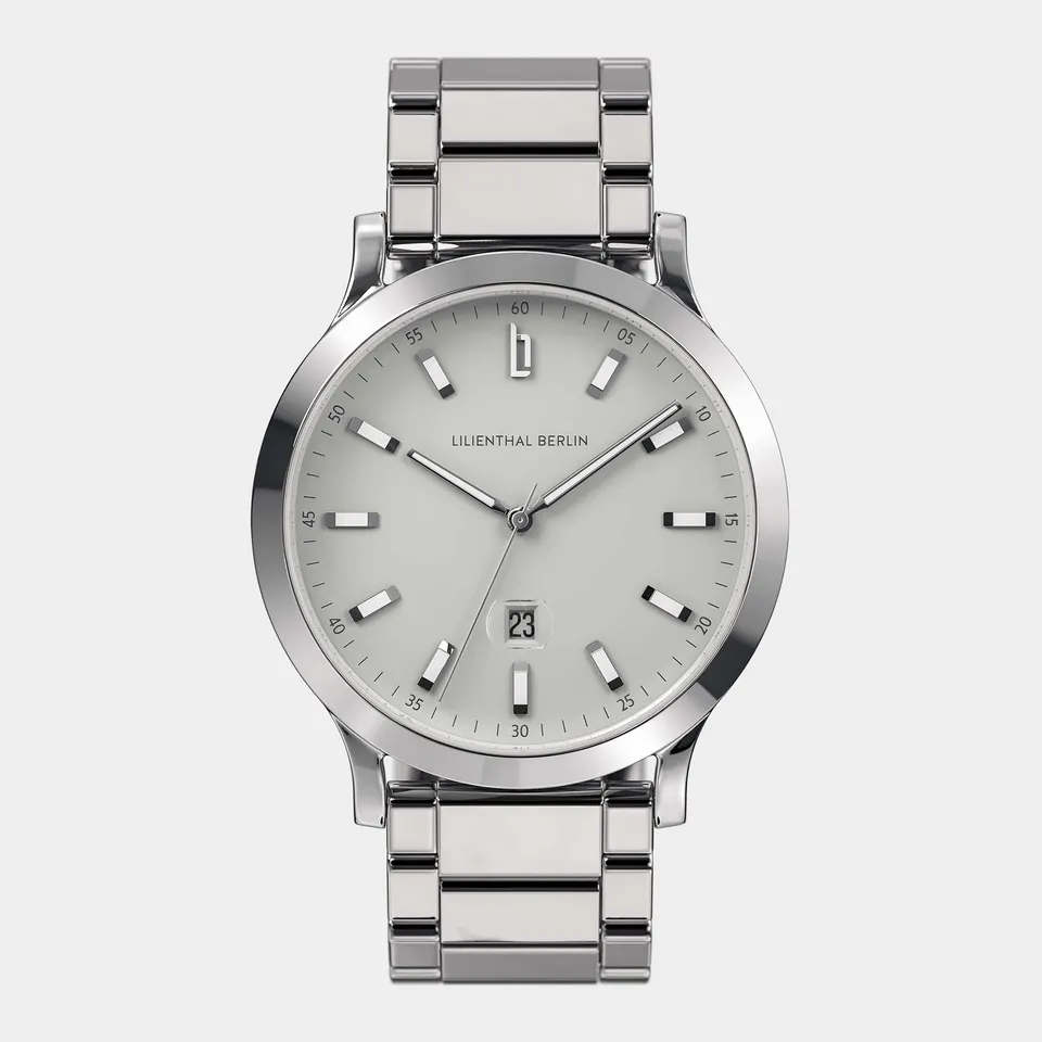 lilienthal-berlin-huxley-ii-alabaster-white-herrenuhr-40-mm image 1