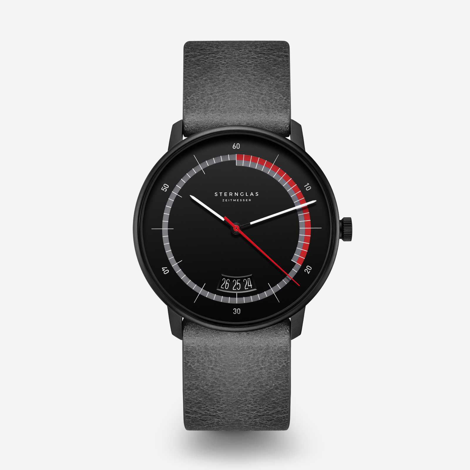sternglas-naos-edition-sport-38-mm-limitierte-sportuhr-mit-rotem-sekundenzeiger image 2