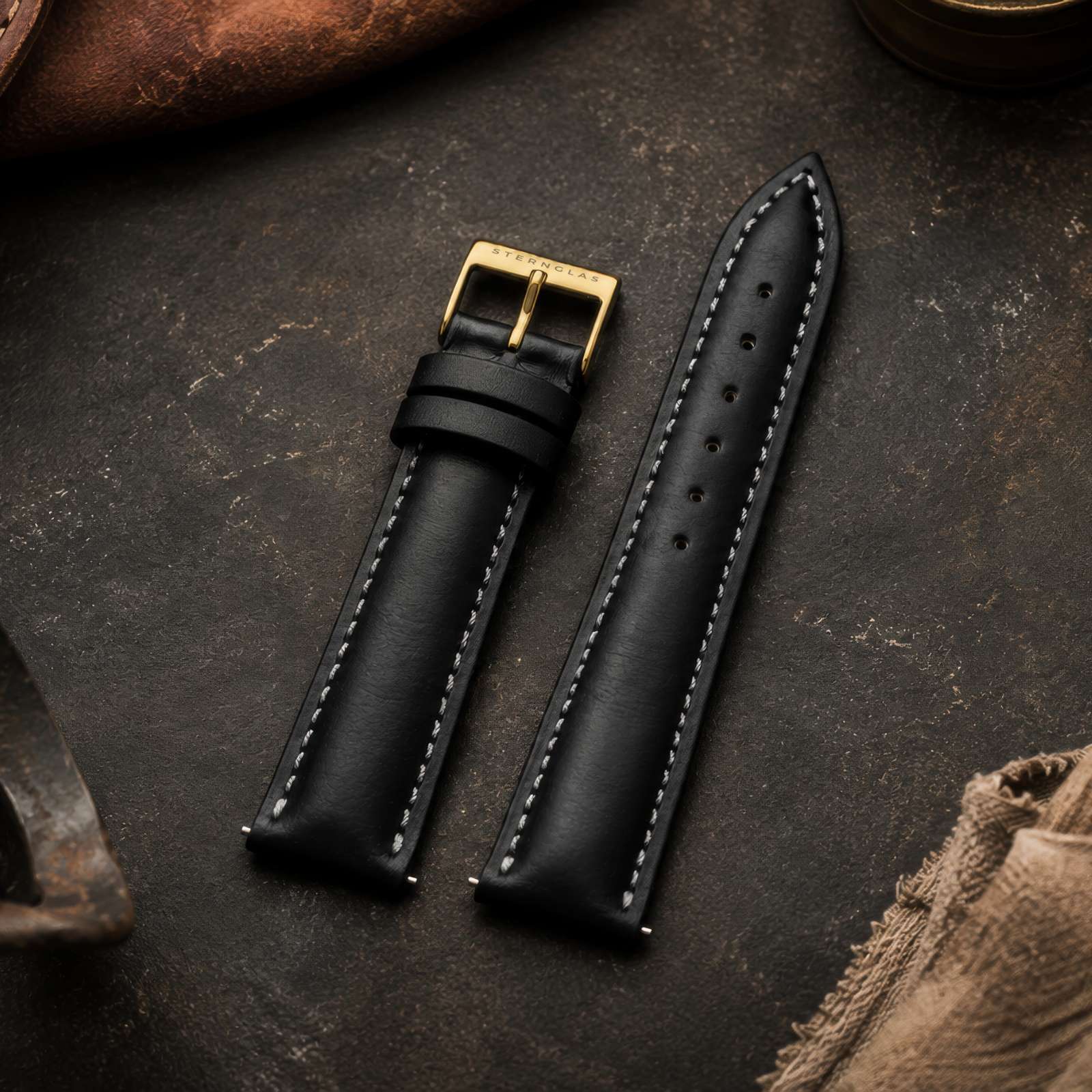 sternglas-bridle-lederarmband-20-mm-schwarz image 4