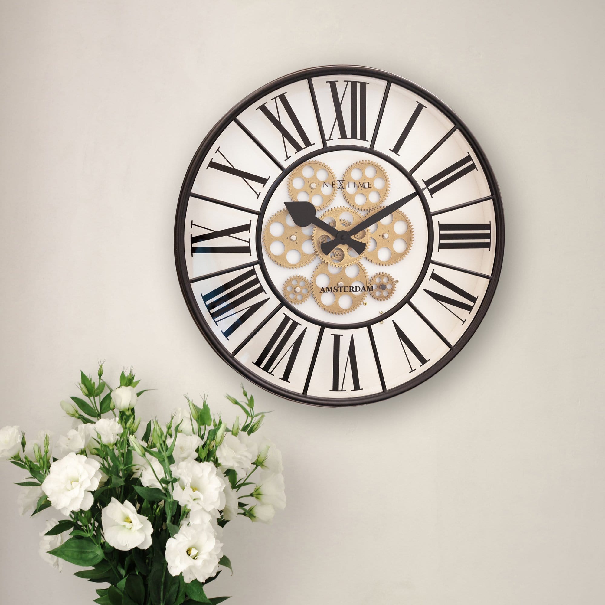 nextime-william-moving-gear-wanduhr-50-cm-wei image 4