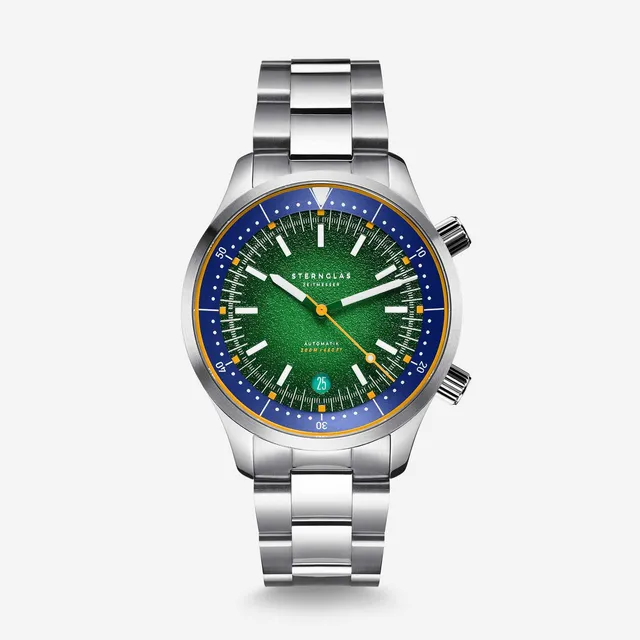 sterngas-merion-gr-n-orange-taucheruhr-automatik-42-mm-kautschuk image 1