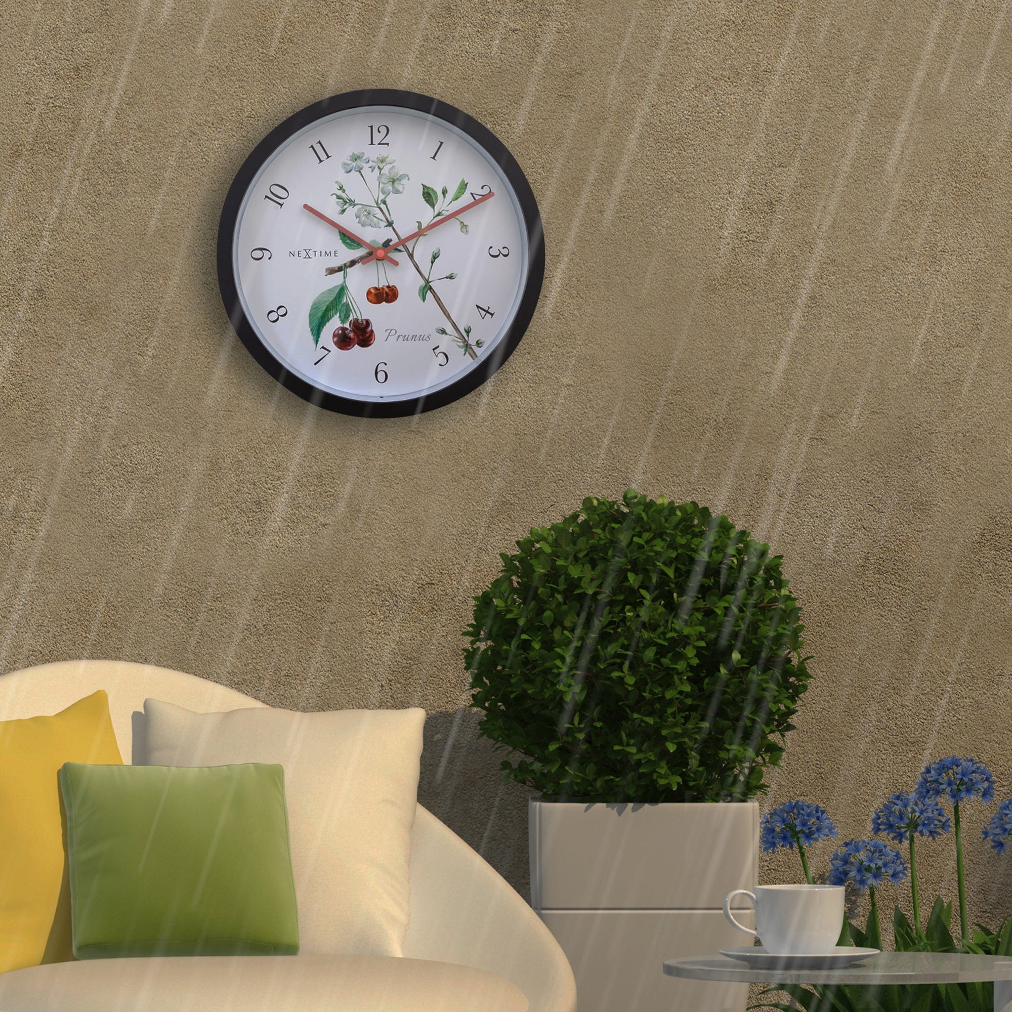 nextime-prunus-outdoor-wanduhr-30-5-cm-wetterfest-schwarz image 4