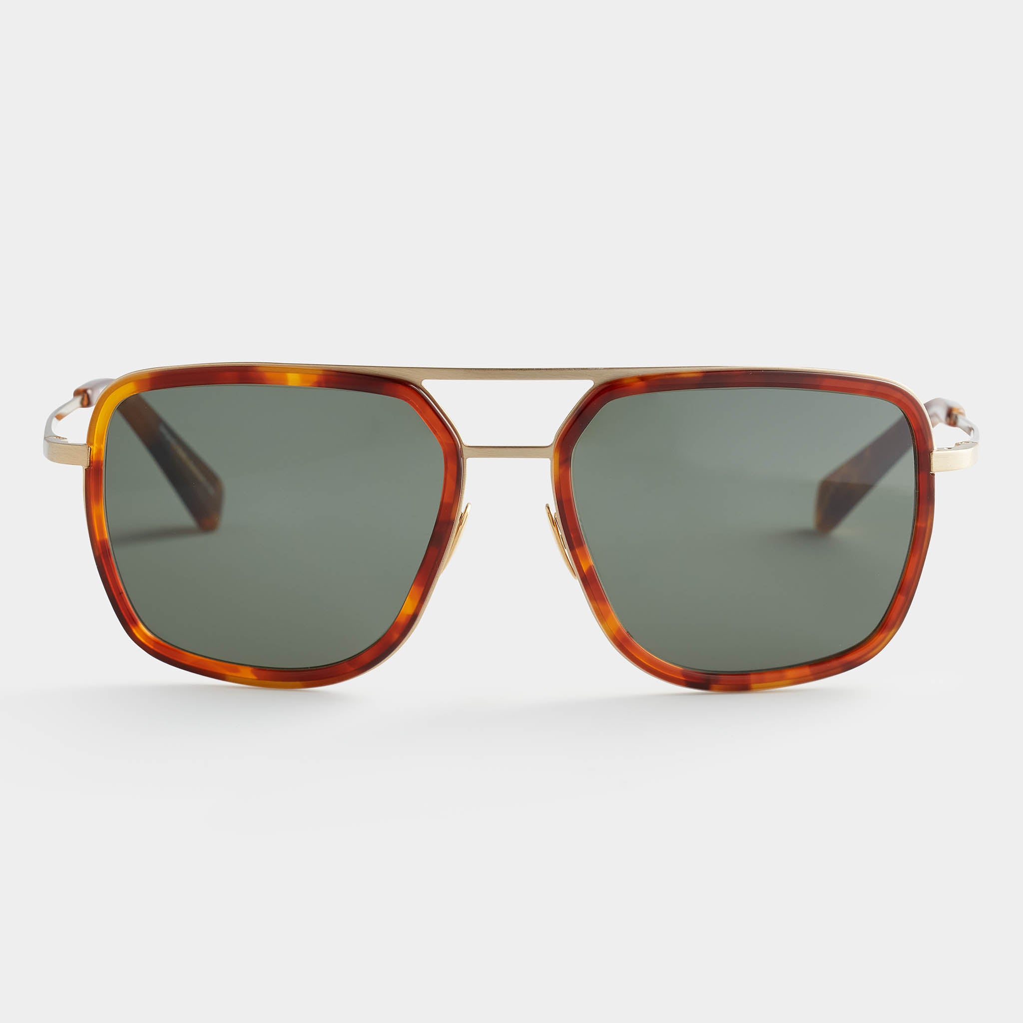 lilienthal-berlin-aero-funk-sonnenbrille-brushed-gold-brown-green image 1