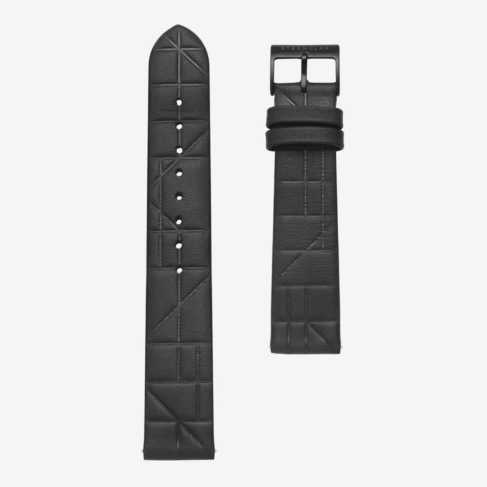 sternglas-editionsband-20-bauhaus-lederarmband-20-mm image 1