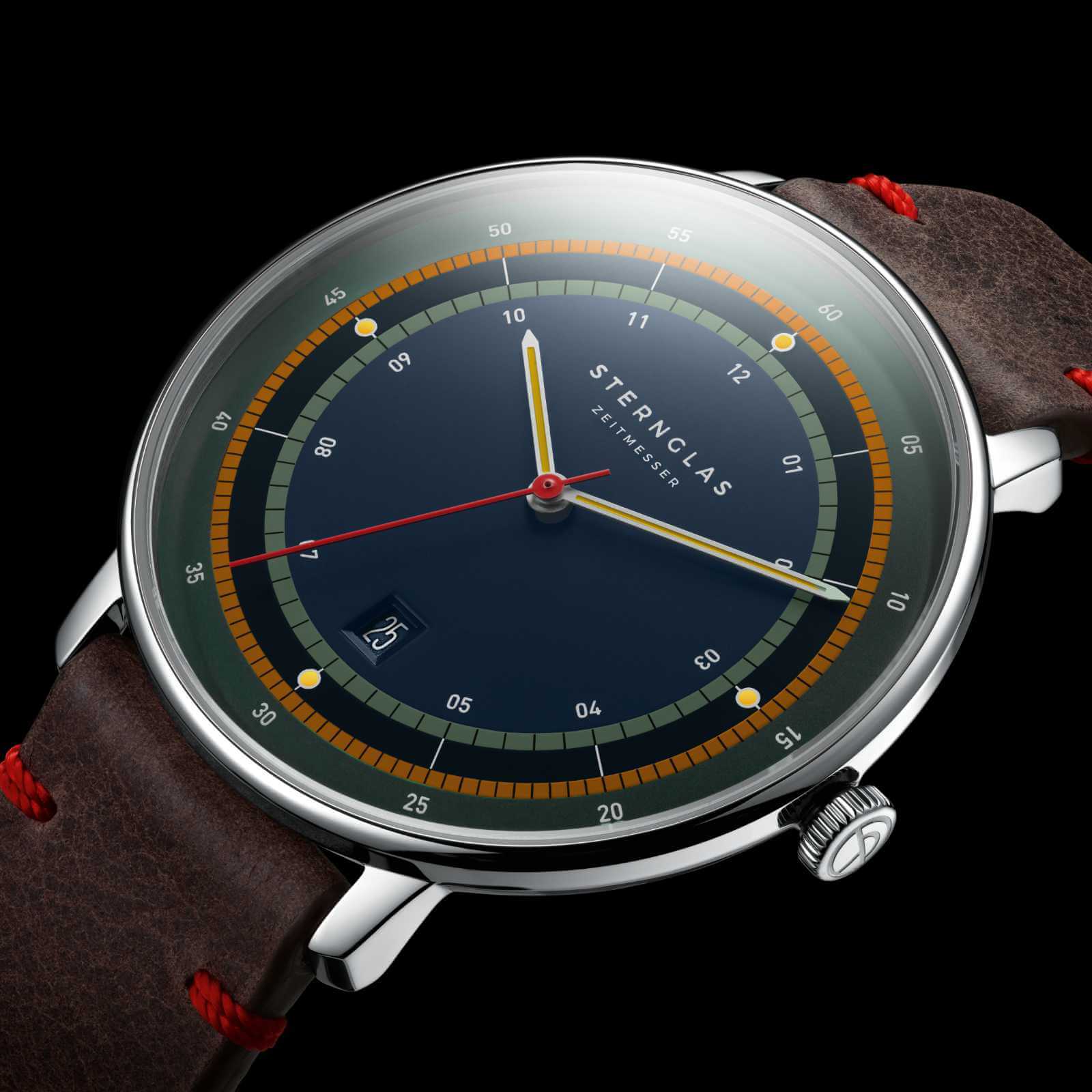 sternglas-hamburg-edition-argo-armbanduhr-42-mm-blau-leder-limitiert image 8