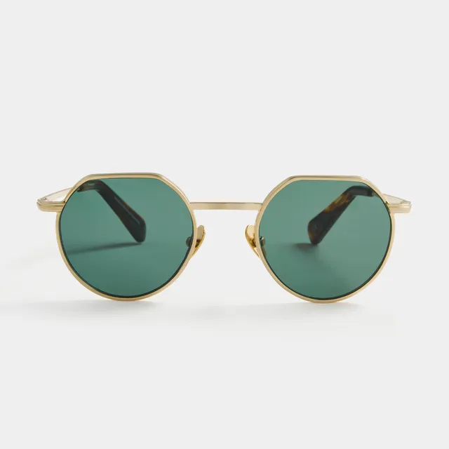 lilienthal-berlin-nu-jazz-sonnenbrille-brushed-gold-tortoise-green image 1