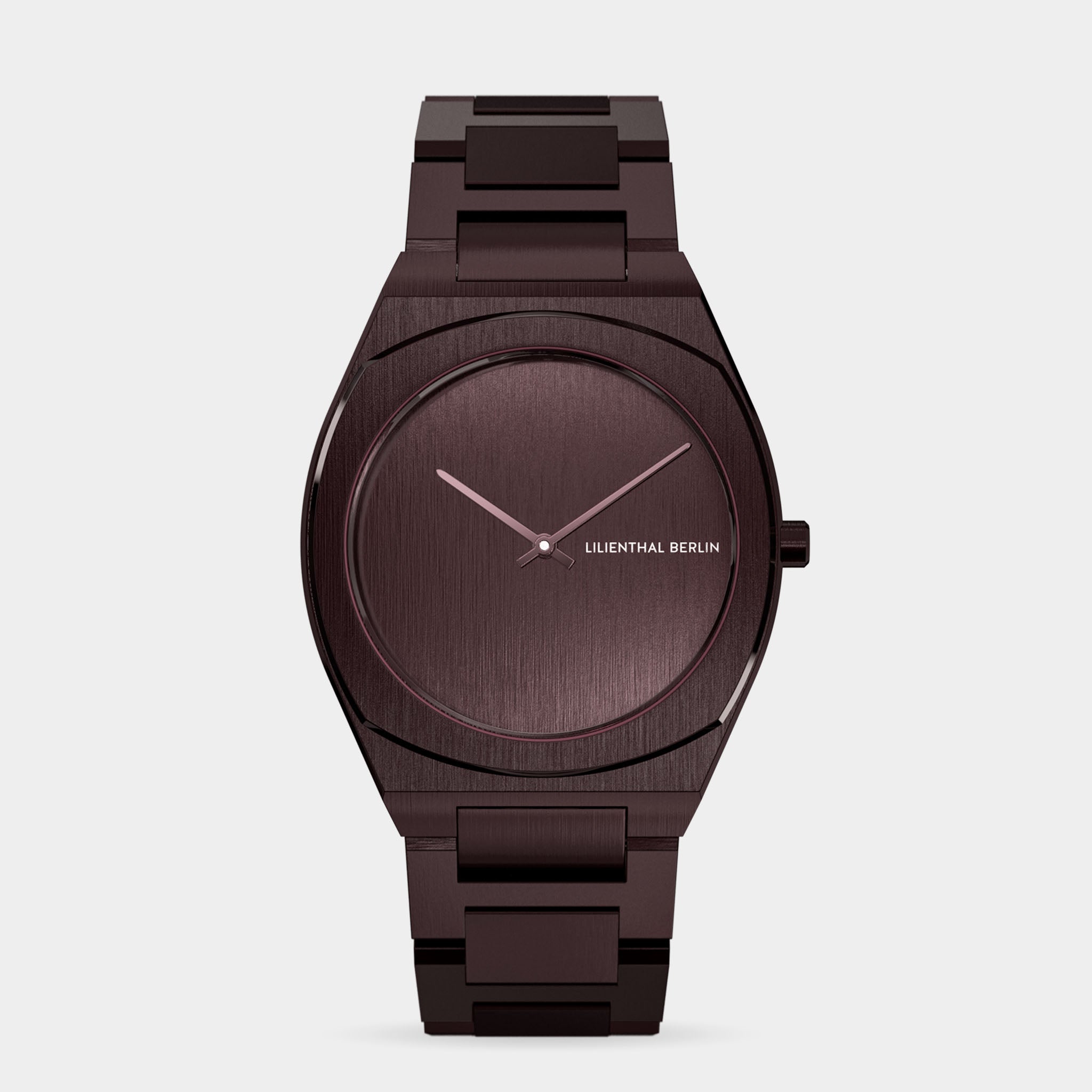 lilienthal-berlin-nuvora-mono-burgundy-minimaluhr-34-mm image 1