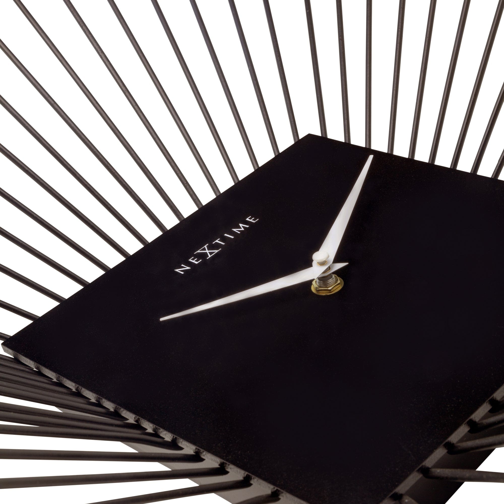 nextime-vasco-square-wanduhr-45x45cm-lautlos-schwarz-metall image 3