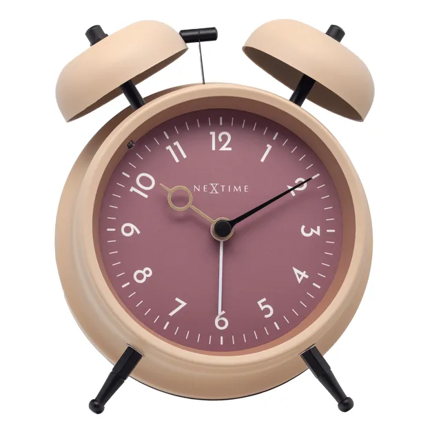 nextime-golden-hour-wecker-12-x-14-x-6-cm-metall image 1