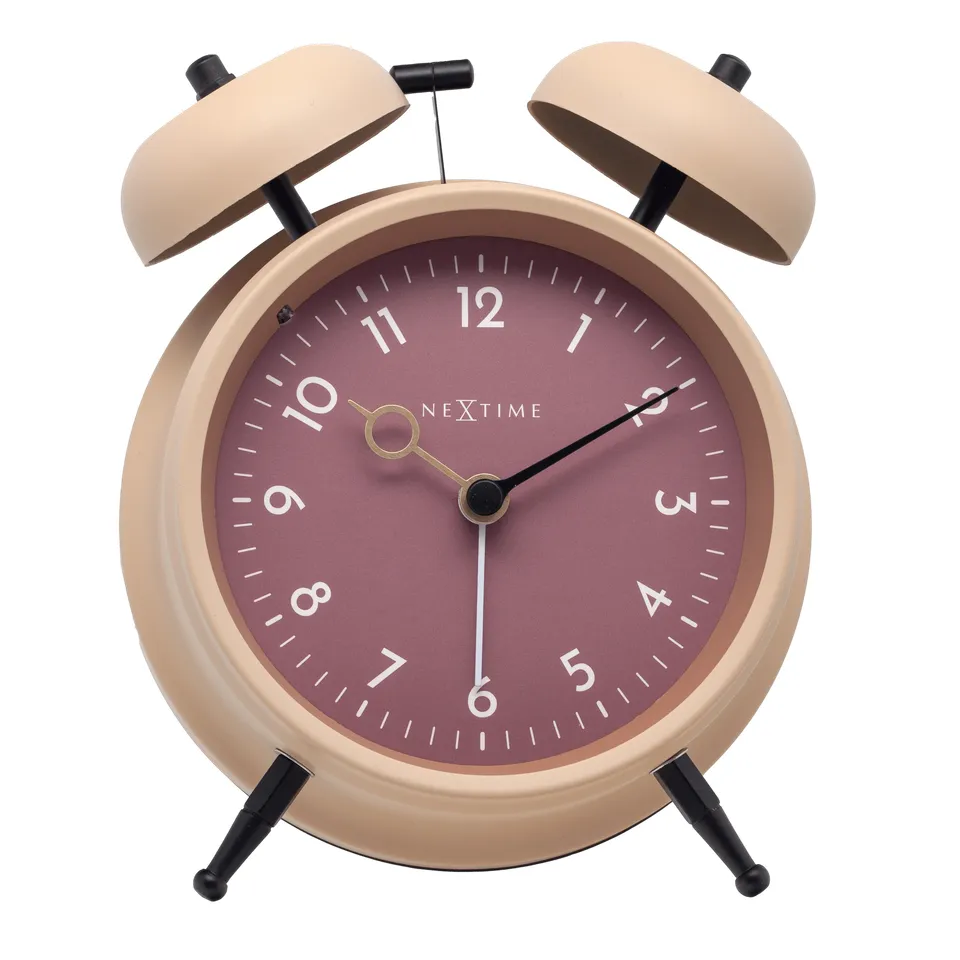 nextime-golden-hour-wecker-12-x-14-x-6-cm-metall image 1