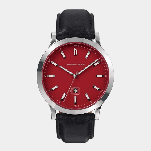 lilienthal-berlin-huxley-ii-crimson-red-armbanduhr-40-mm image 1