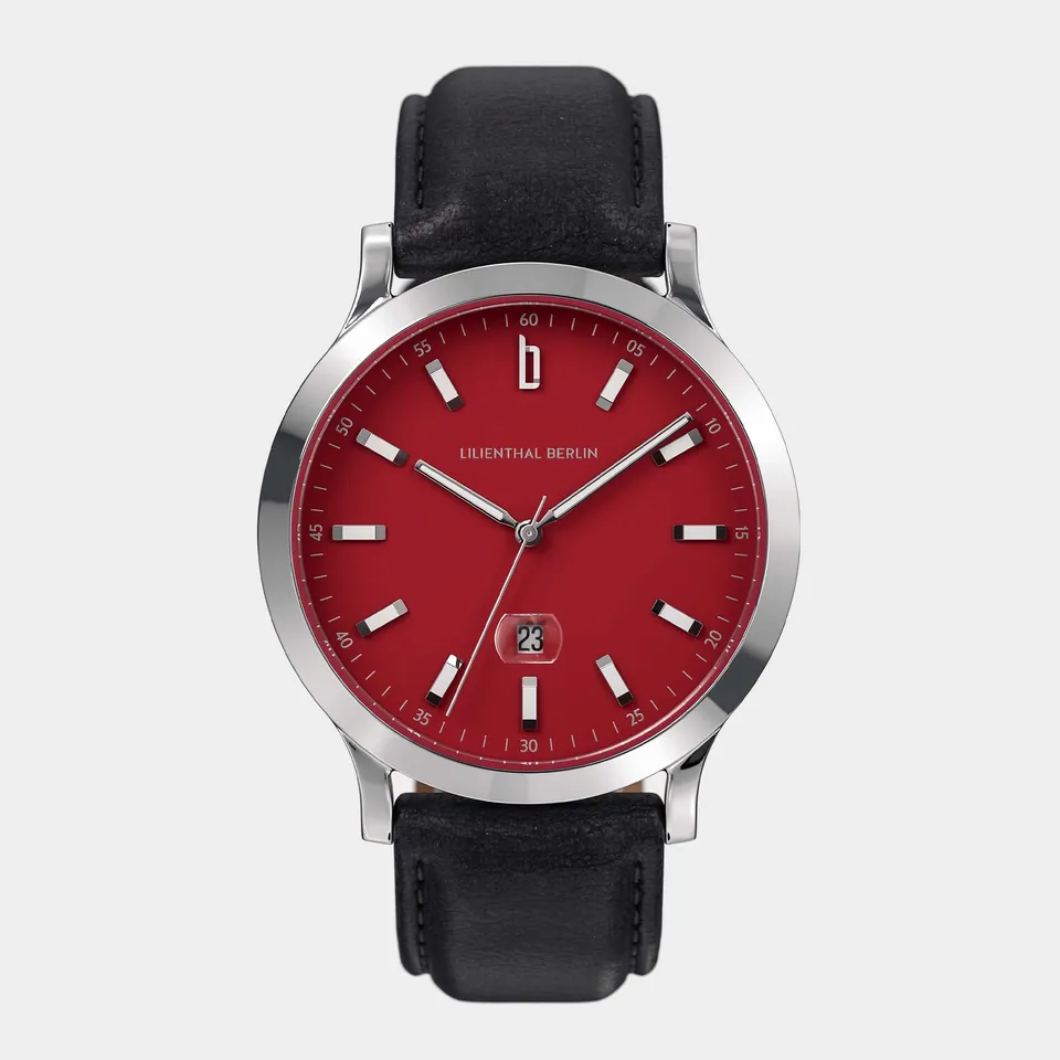 lilienthal-berlin-huxley-ii-crimson-red-armbanduhr-40-mm image 1