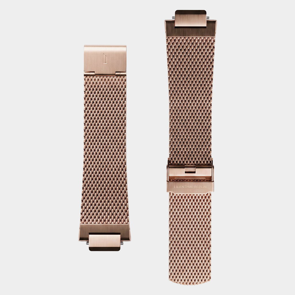 lilienthal-berlin-mesh-strap-rosegold-brushed-wechselarmband image 3