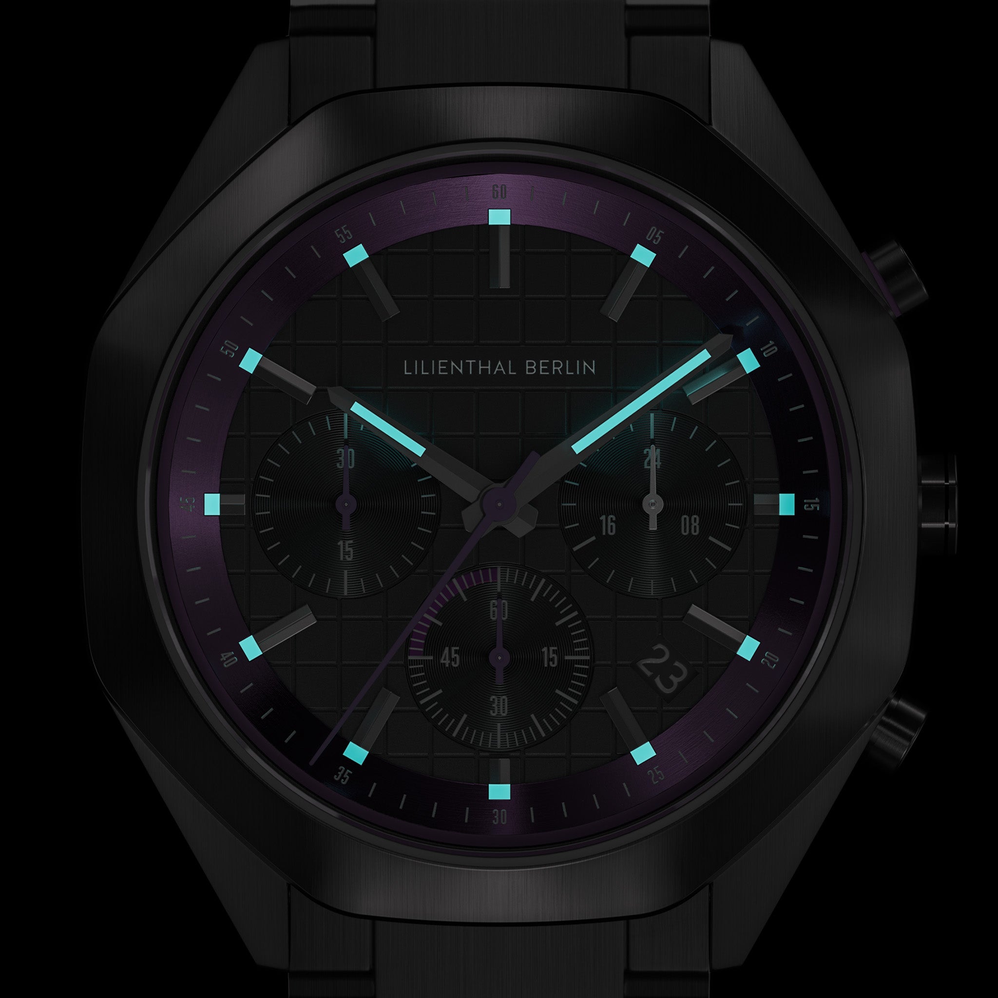 lilienthal-berlin-octachrono-dark-silver-purple-chronograph-40-mm image 6