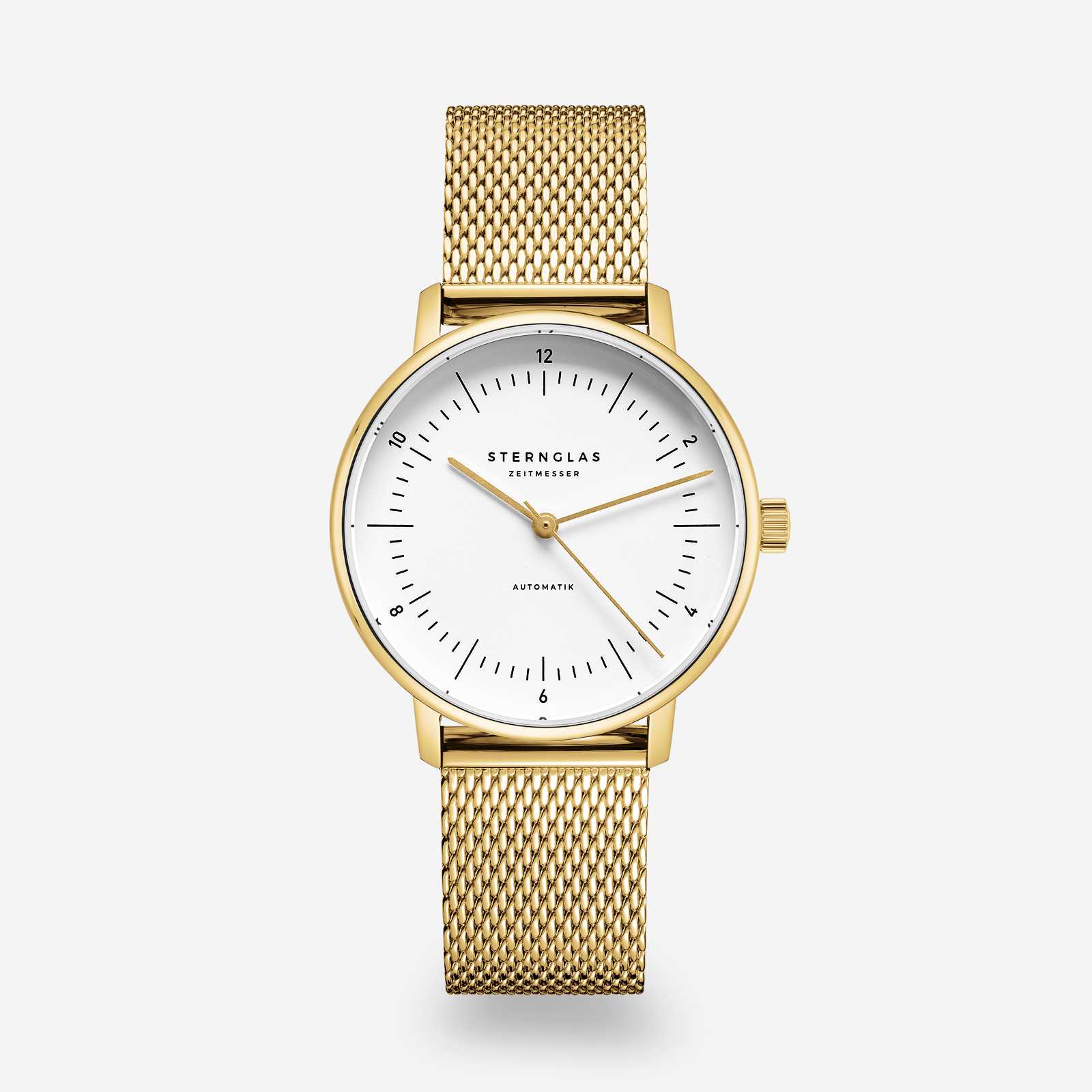 sternglas-naos-xs-automatik-gold-damenuhr-33-mm image 1