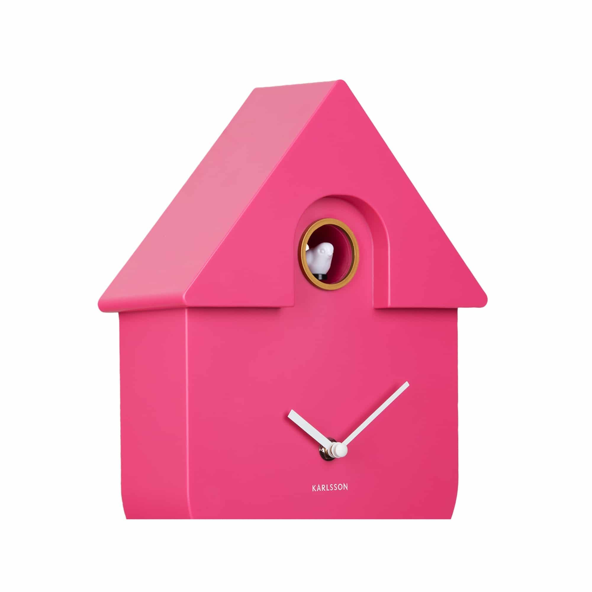 karlsson-modern-cuckoo-kuckucksuhr-rosa-21-5-x-41-cm-thermoplast image 3