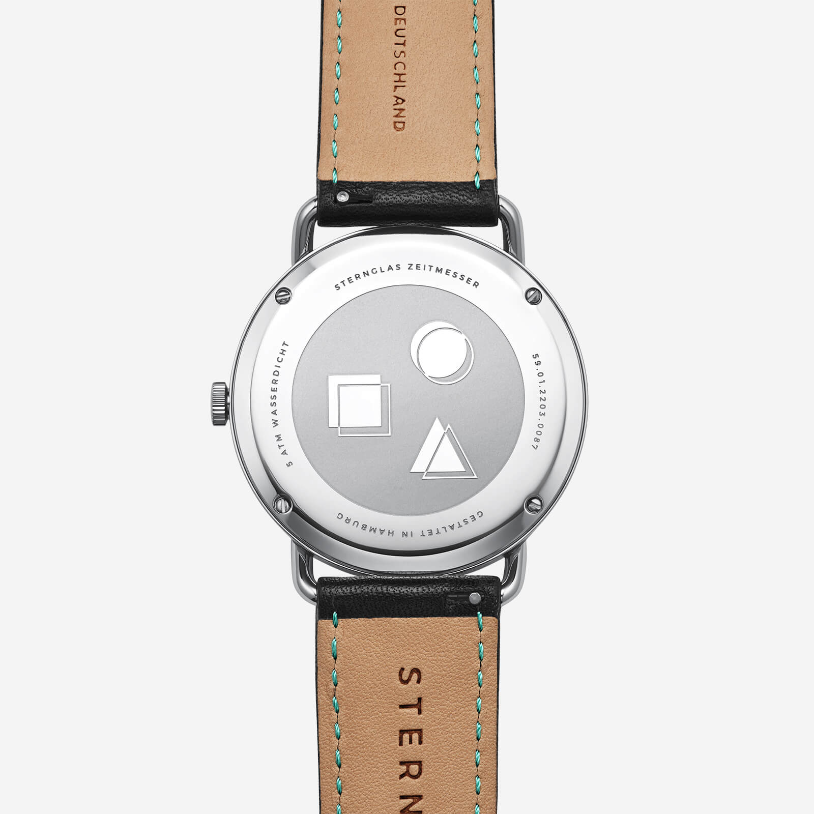 sternglas-levin-quarz-40mm-bauhaus-memphis-design-uhr-unisex image 7