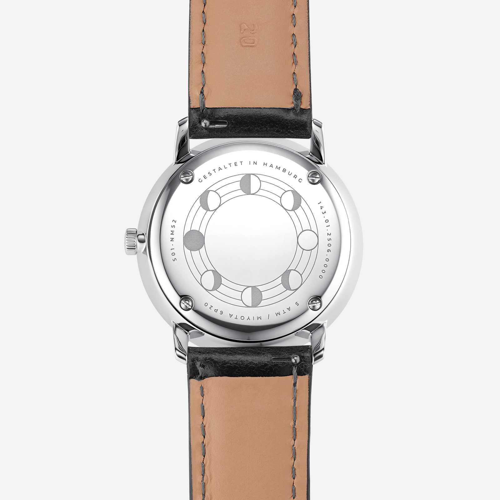 sternglas-naos-mondphase-herrenuhr-38-mm-leder-mitternachtsblau image 7