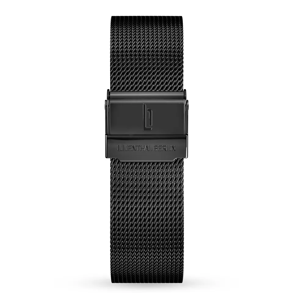 lilienthal-berlin-mesh-armband-black-glossy-f-r-lilienthal-1 image 1