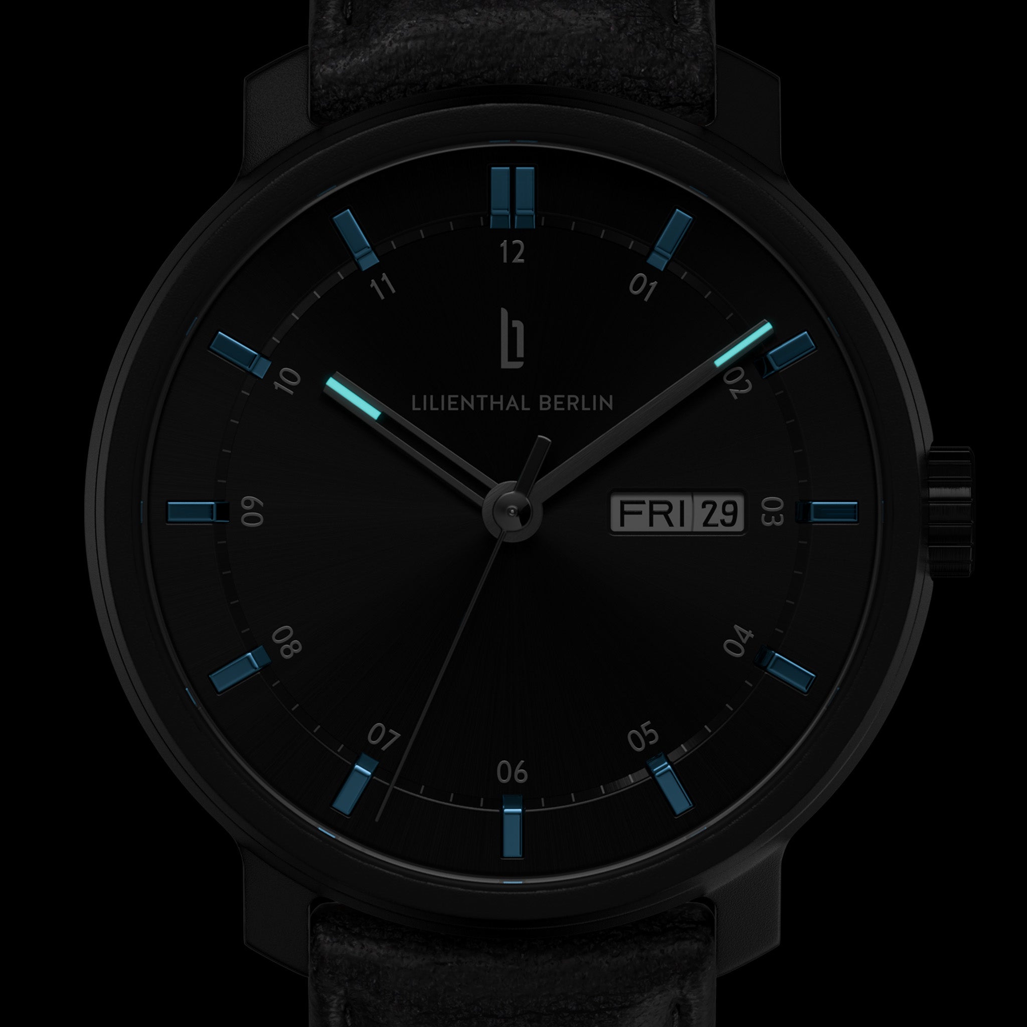 lilienthal-berlin-neolux-day-date-automatikuhr-black-blue image 7