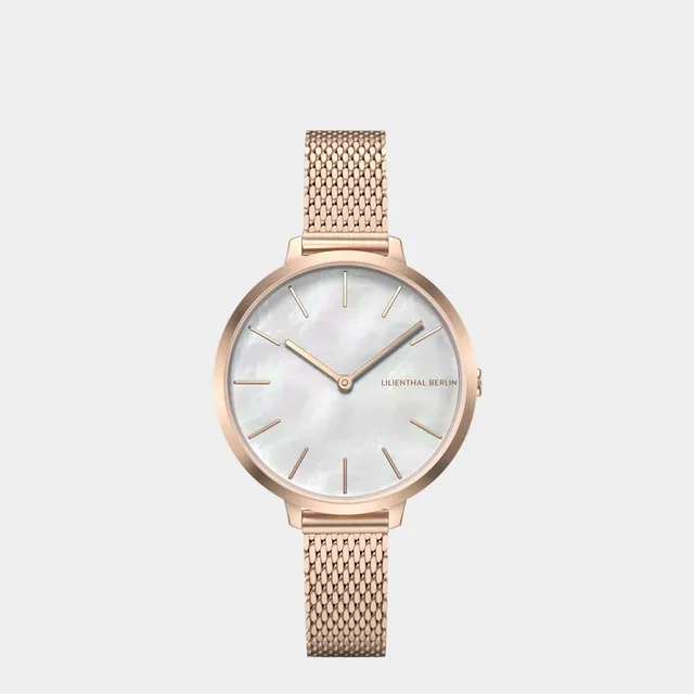 lilienthal-berlin-rosalux-rose-pearl-white-perlmutt-armbanduhr-30-mm image 1