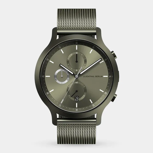 lilienthal-berlin-chronograph-terra-chronograph-armbanduhr-in-tiefgr-n image 1