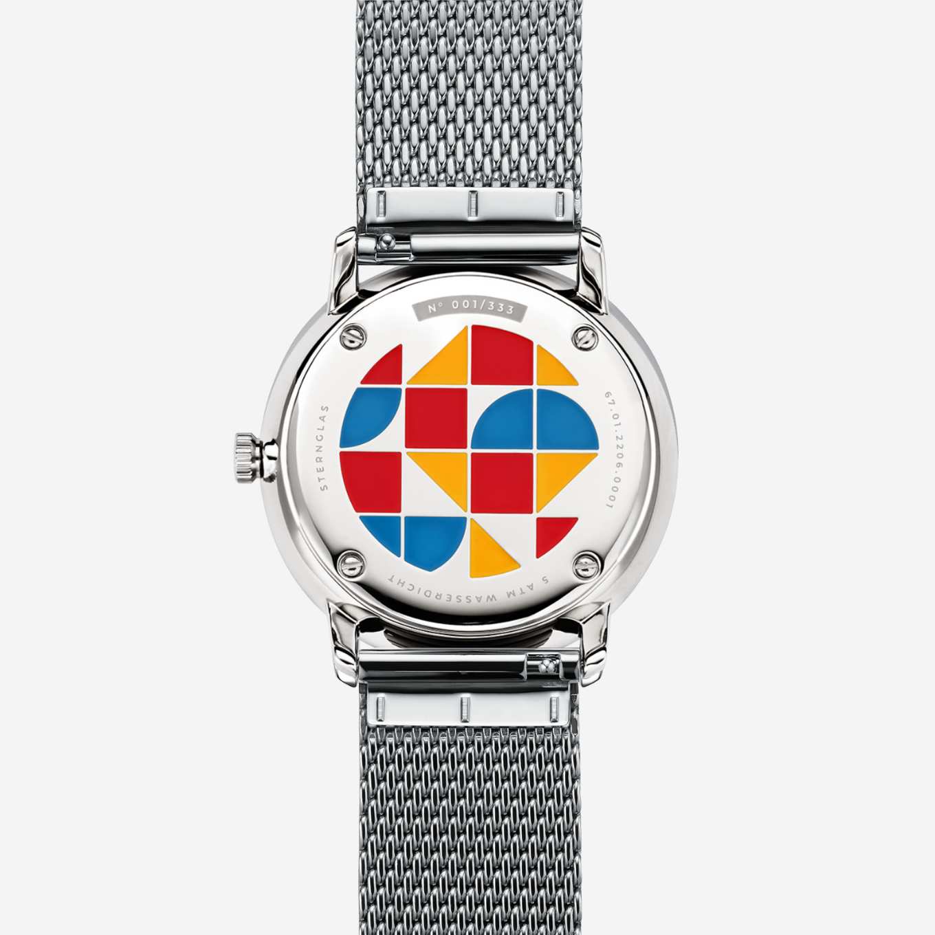 sternglas-naos-edition-bauhaus-ii-rot-38-mm-edelstahl image 4