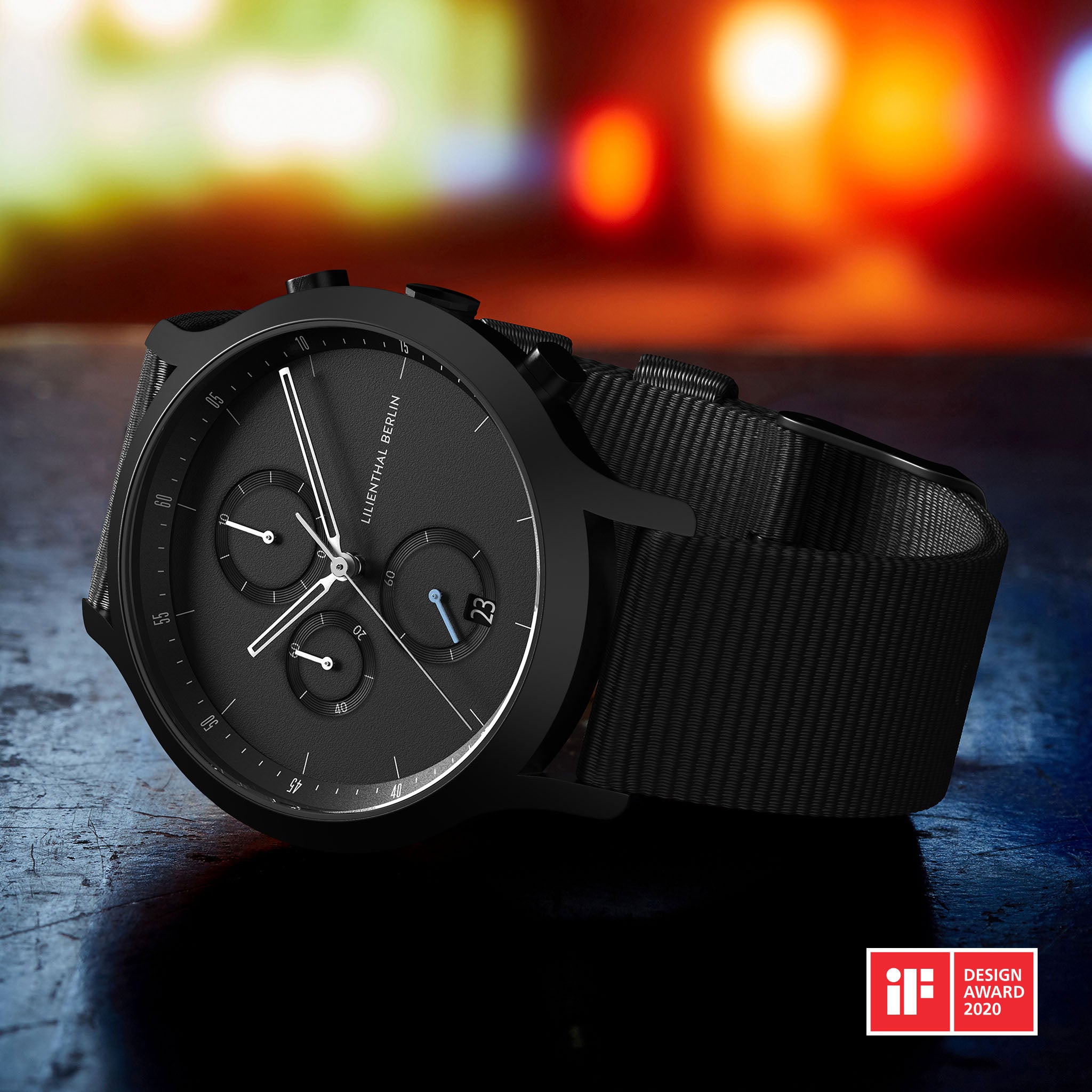lilienthal-berlin-chronograph-all-black-2 image 3