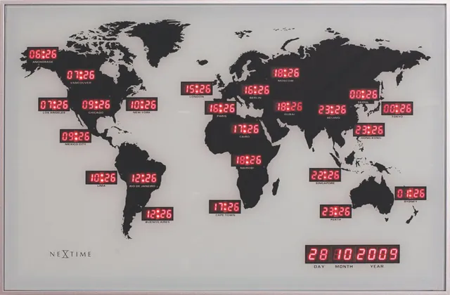 nextime-world-time-digit-weltzeituhr-55x36-cm-glas-led-wei image 1