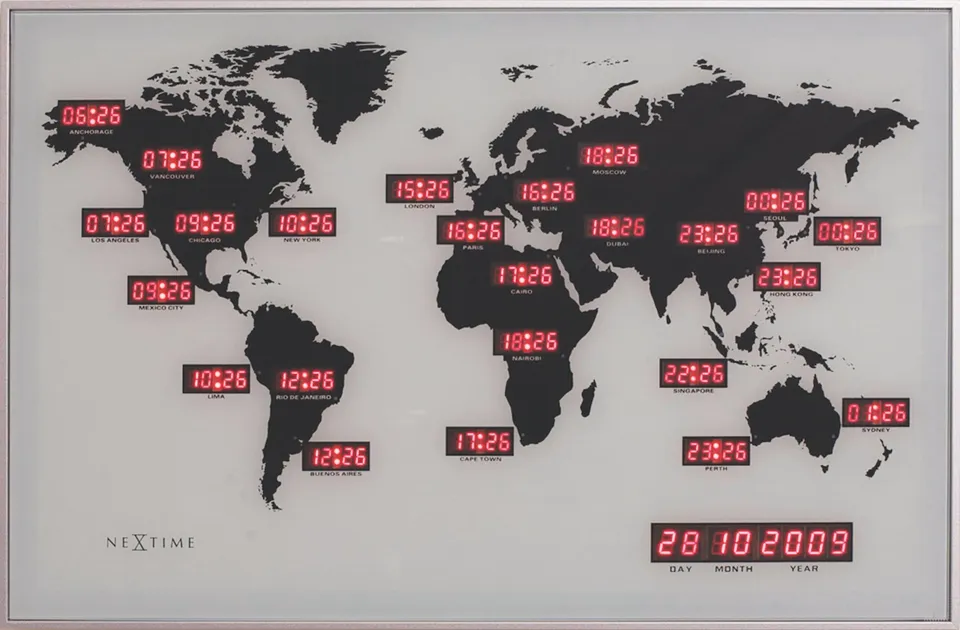 nextime-world-time-digit-weltzeituhr-55x36-cm-glas-led-wei image 1