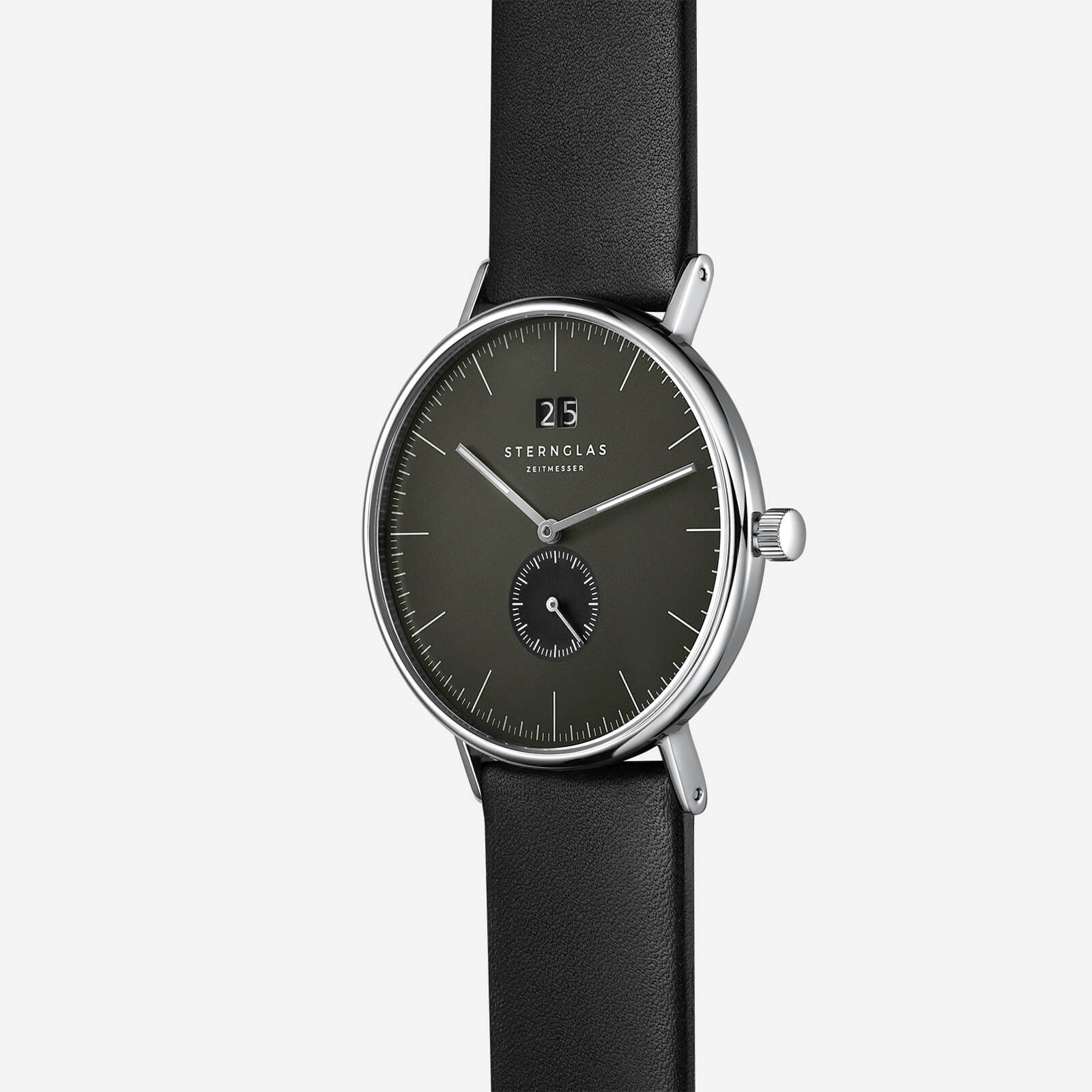 sternglas-ivo-rauchgr-n-herrenuhr-40-mm image 2