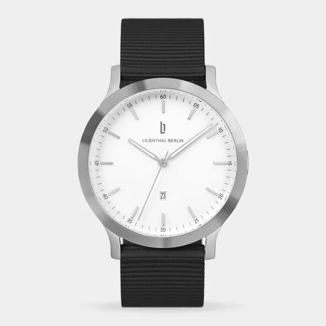 lilienthal-berlin-huxley-armbanduhr-silver-white-sportive-40-mm image 1