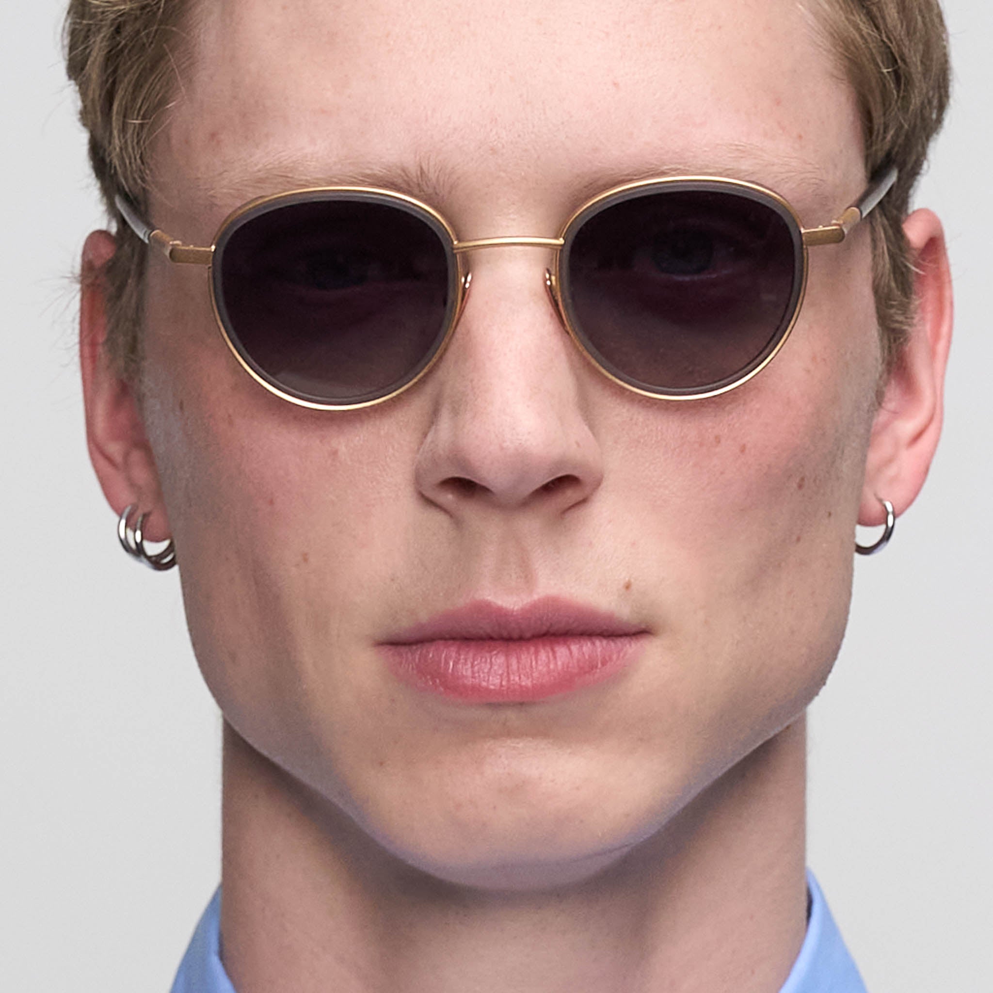 lilienthal-berlin-fusion-pop-sonnenbrille-rosegold-gray-gray-medium-fit image 3