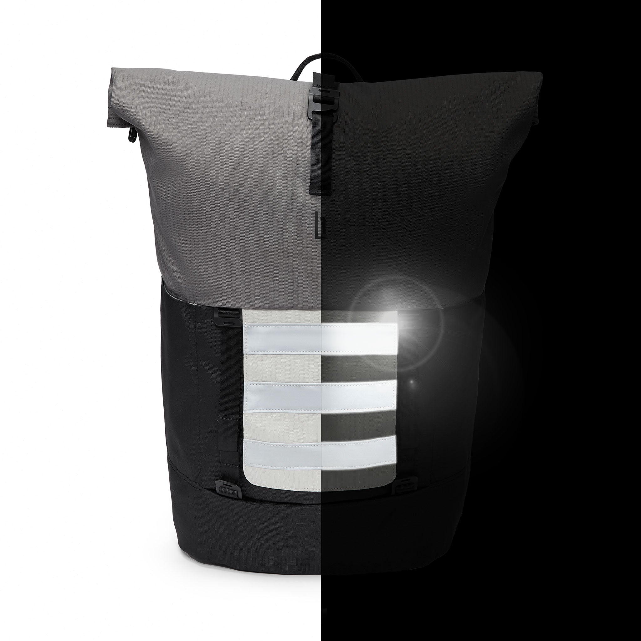 lilienthal-berlin-urbaneer-rolltop-rucksack-charcoal-24-29-l image 5