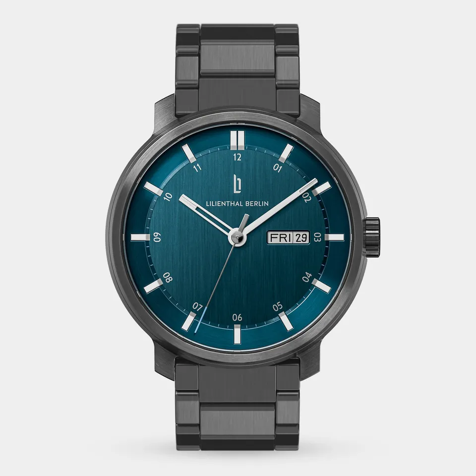 lilienthal-berlin-neolux-day-date-dark-silver-blue-automatikuhr-42-mm image 1