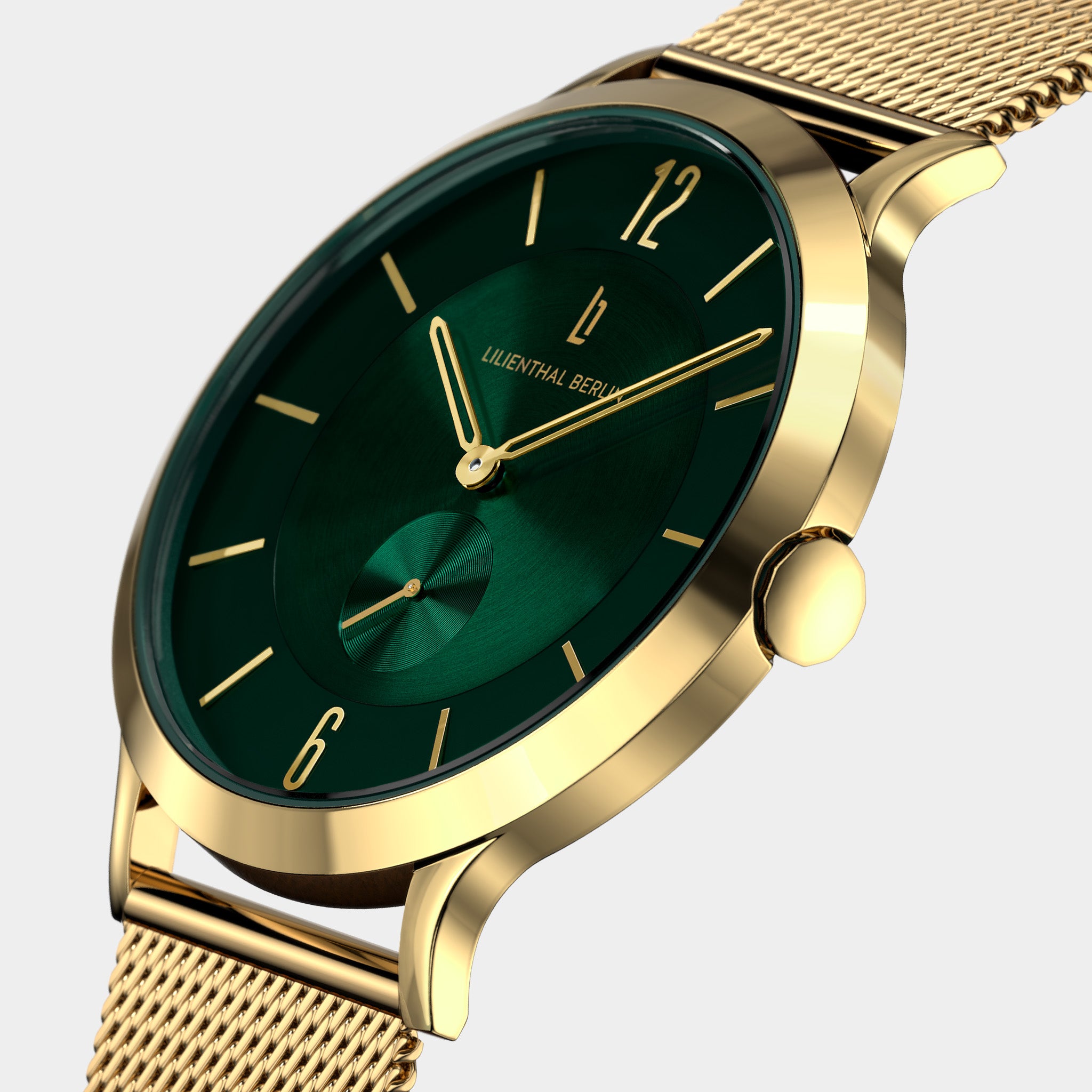 lilienthal-berlin-the-classic-gold-green-armbanduhr image 2