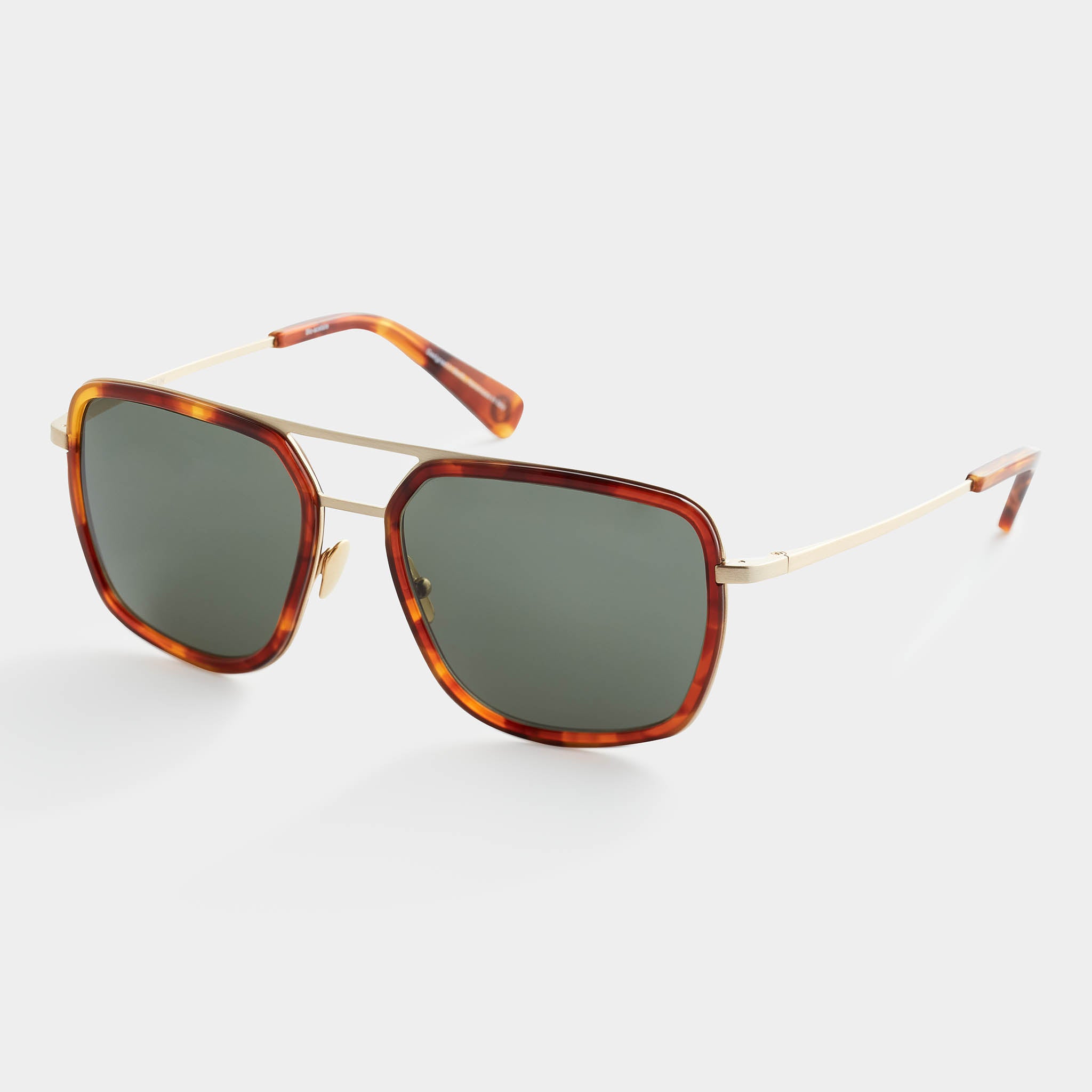 lilienthal-berlin-aero-funk-sonnenbrille-brushed-gold-brown-green image 2