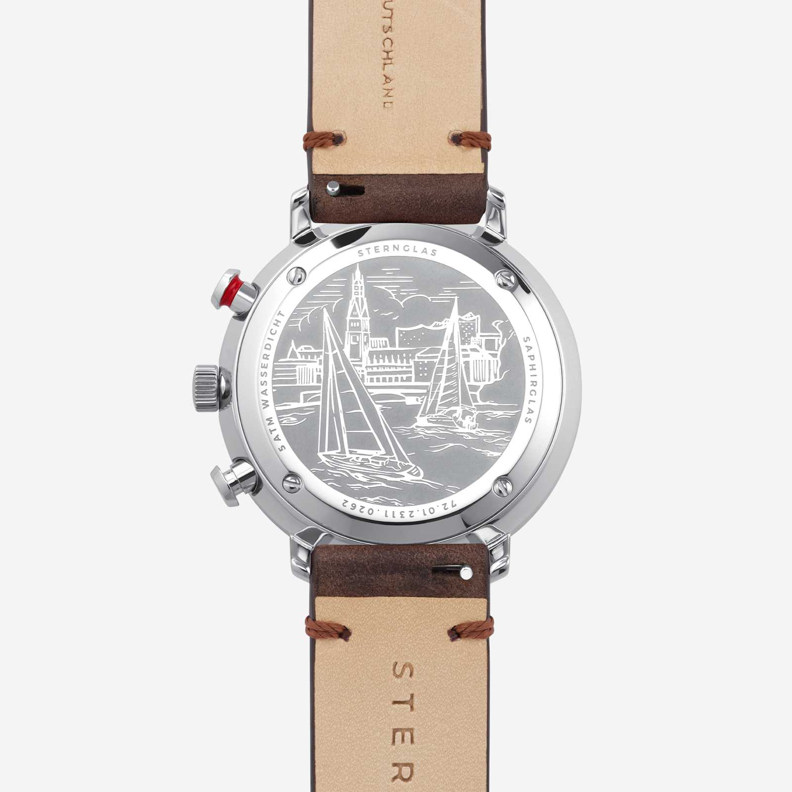 sternglas-hamburg-chrono-silber-42-mm-leder-chronograph image 7