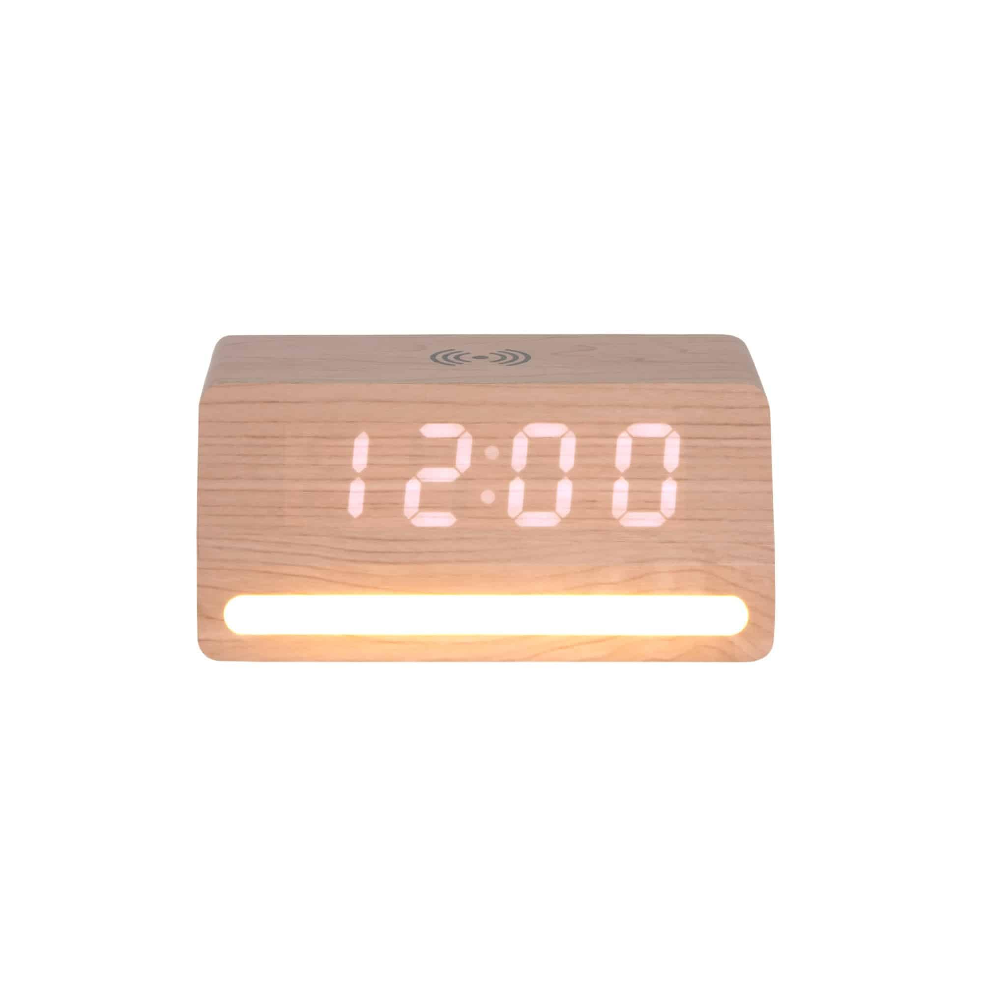 karlsson-wecker-retro-hellbraun-10x16-5x7-5-cm-led-wecker-mit-handy-ladefunktion image 3