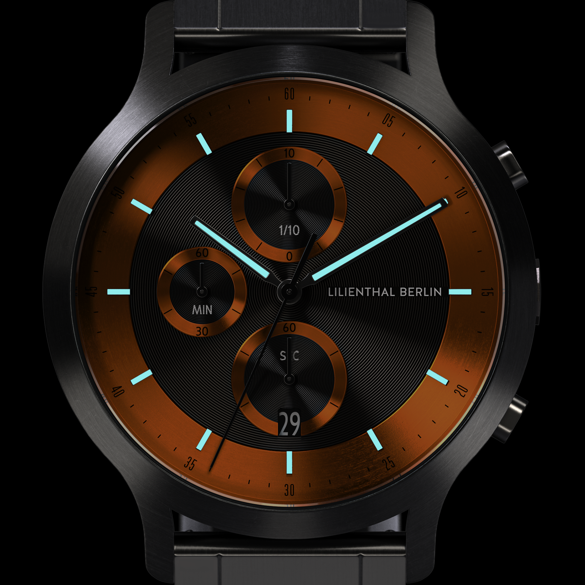 lilienthal-berlin-chronograph-lp-dark-silver-orange image 7