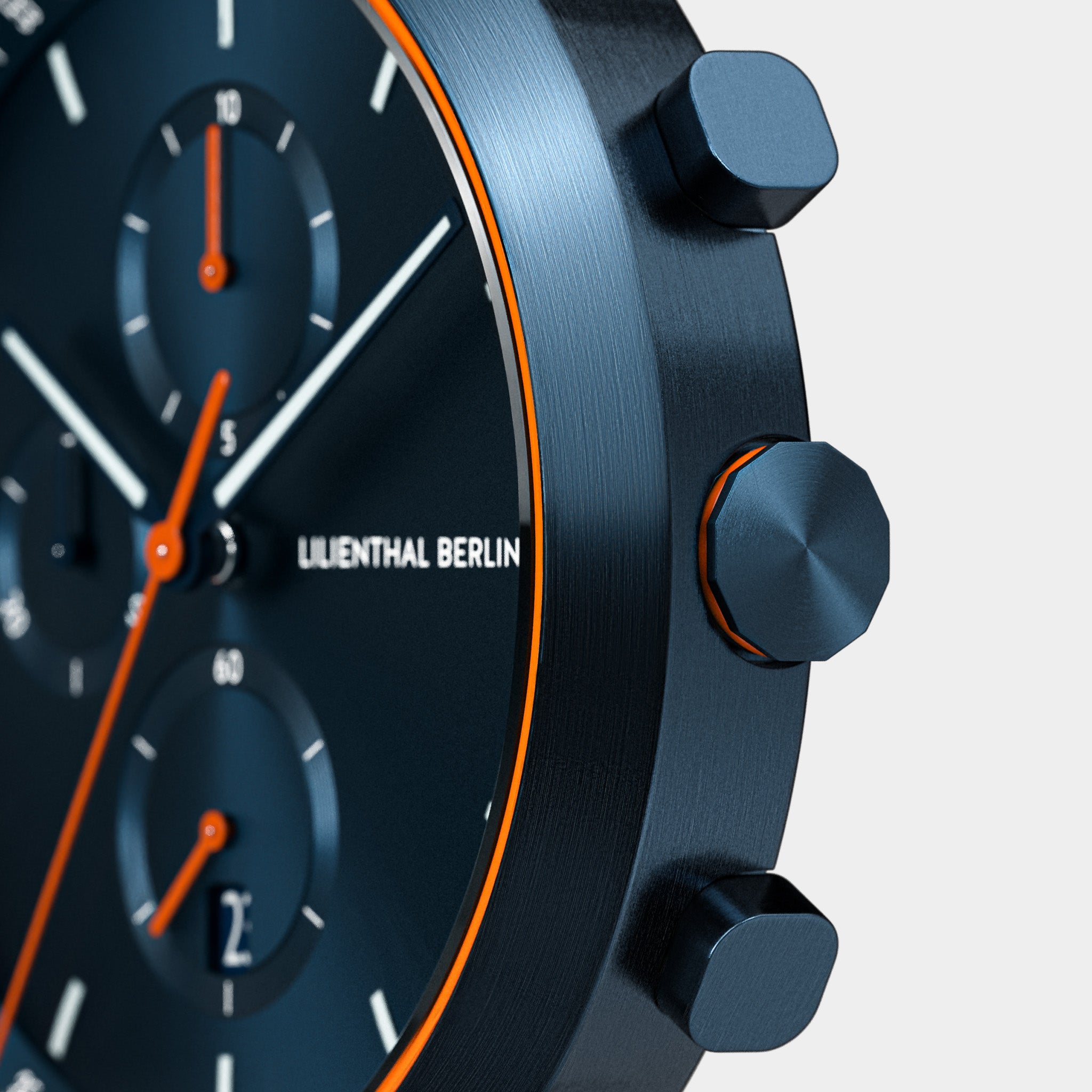 lilienthal-berlin-chronograph-uhr-blue-orange image 5