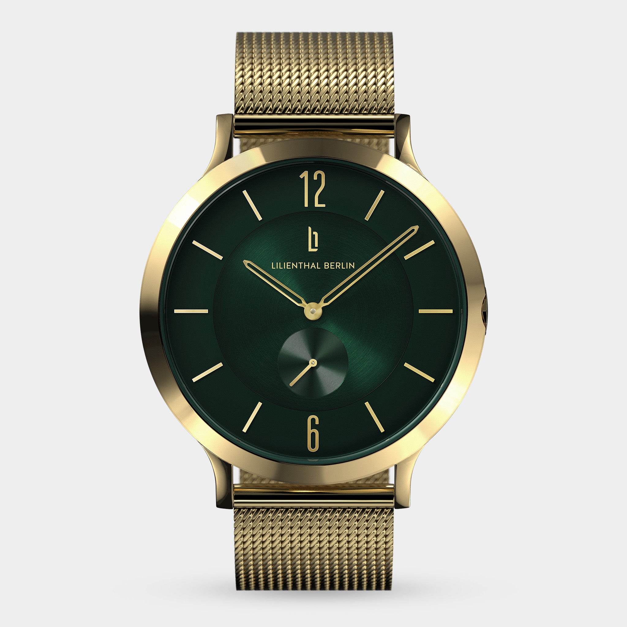 lilienthal-berlin-the-classic-gold-green-armbanduhr image 1