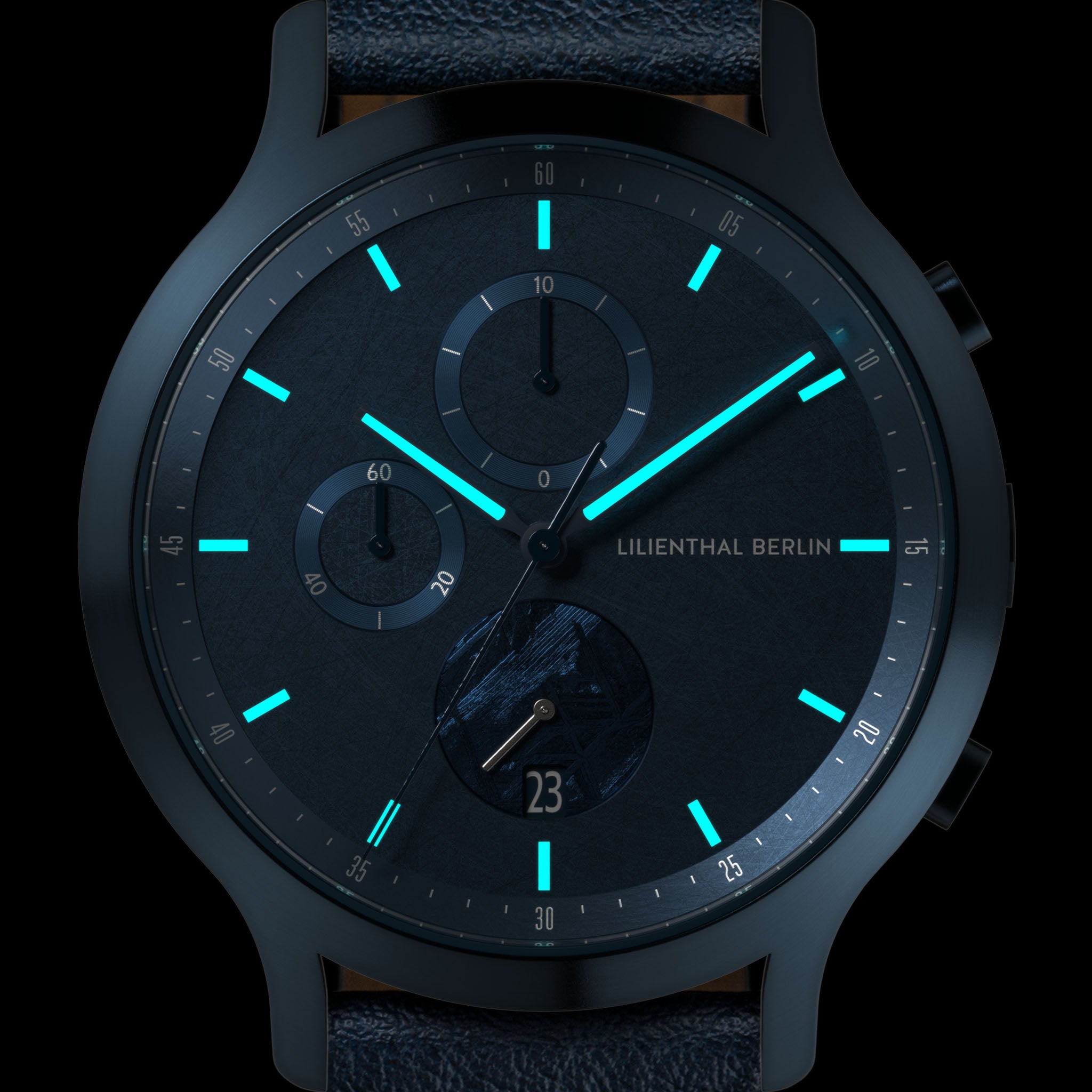 lilienthal-berlin-chronograph-meteorite-stellar-blue-chronograph-mit-meteorit-2 image 7
