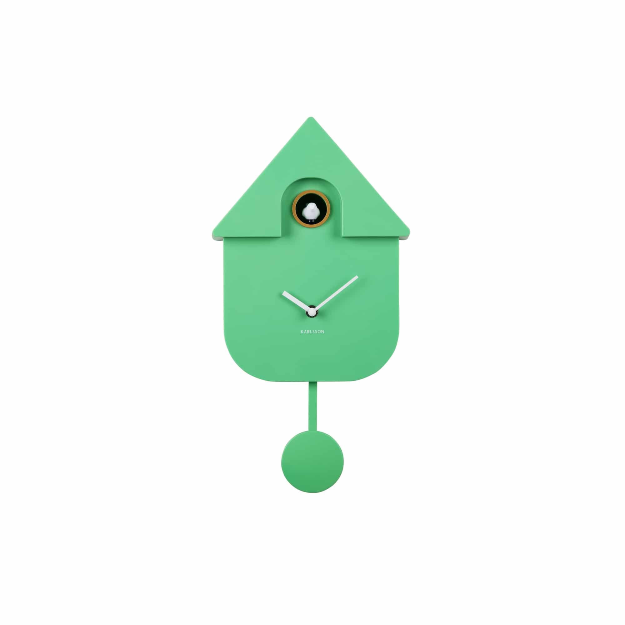 karlsson-modern-cuckoo-kuckucksuhr-gr-n-8-5x21-5x41-cm-thermoplast image 4