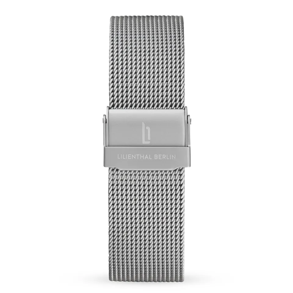lilienthal-berlin-mesh-armband-silver-matte-wechselarmband image 1