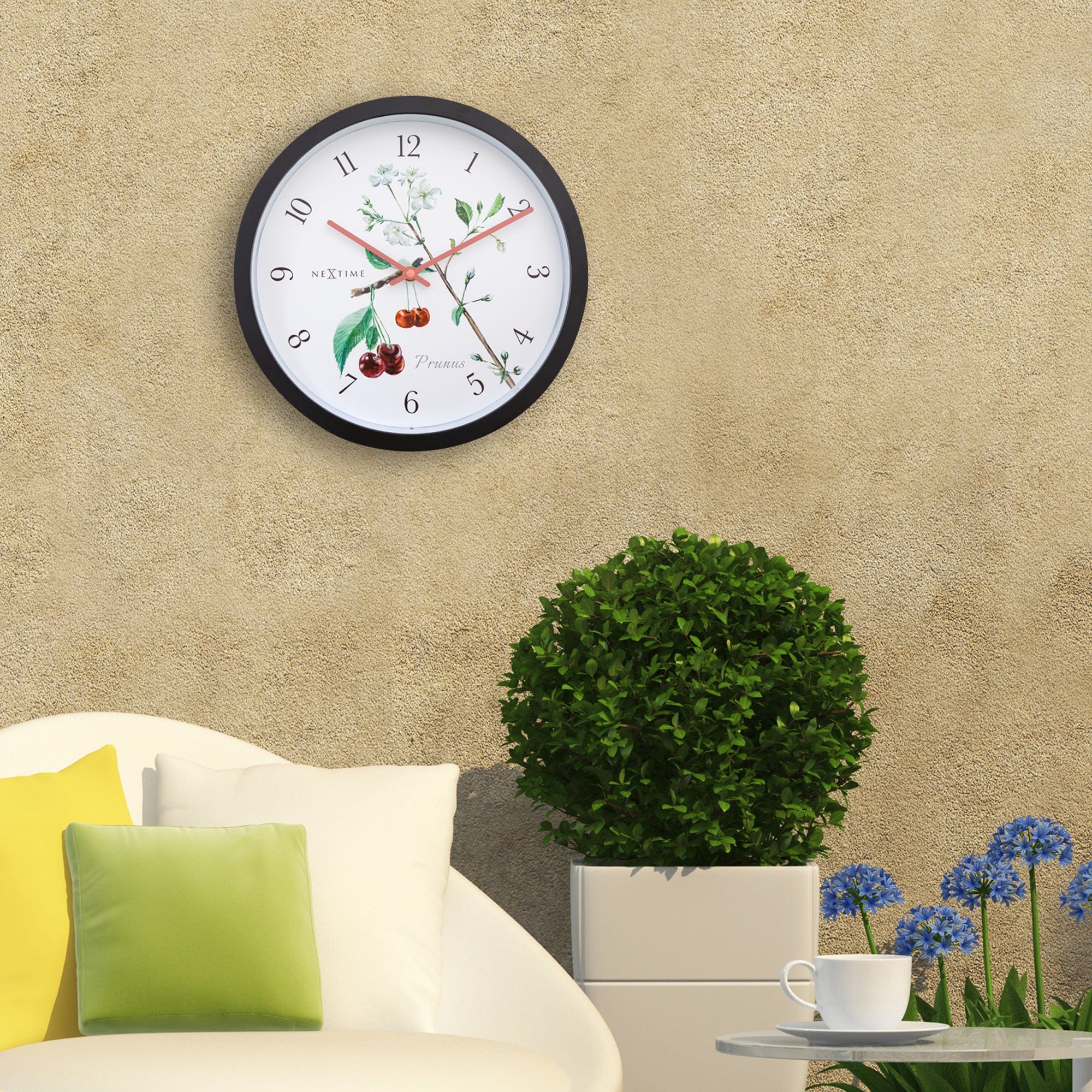 nextime-prunus-outdoor-wanduhr-30-5-cm-wetterfest-schwarz image 3