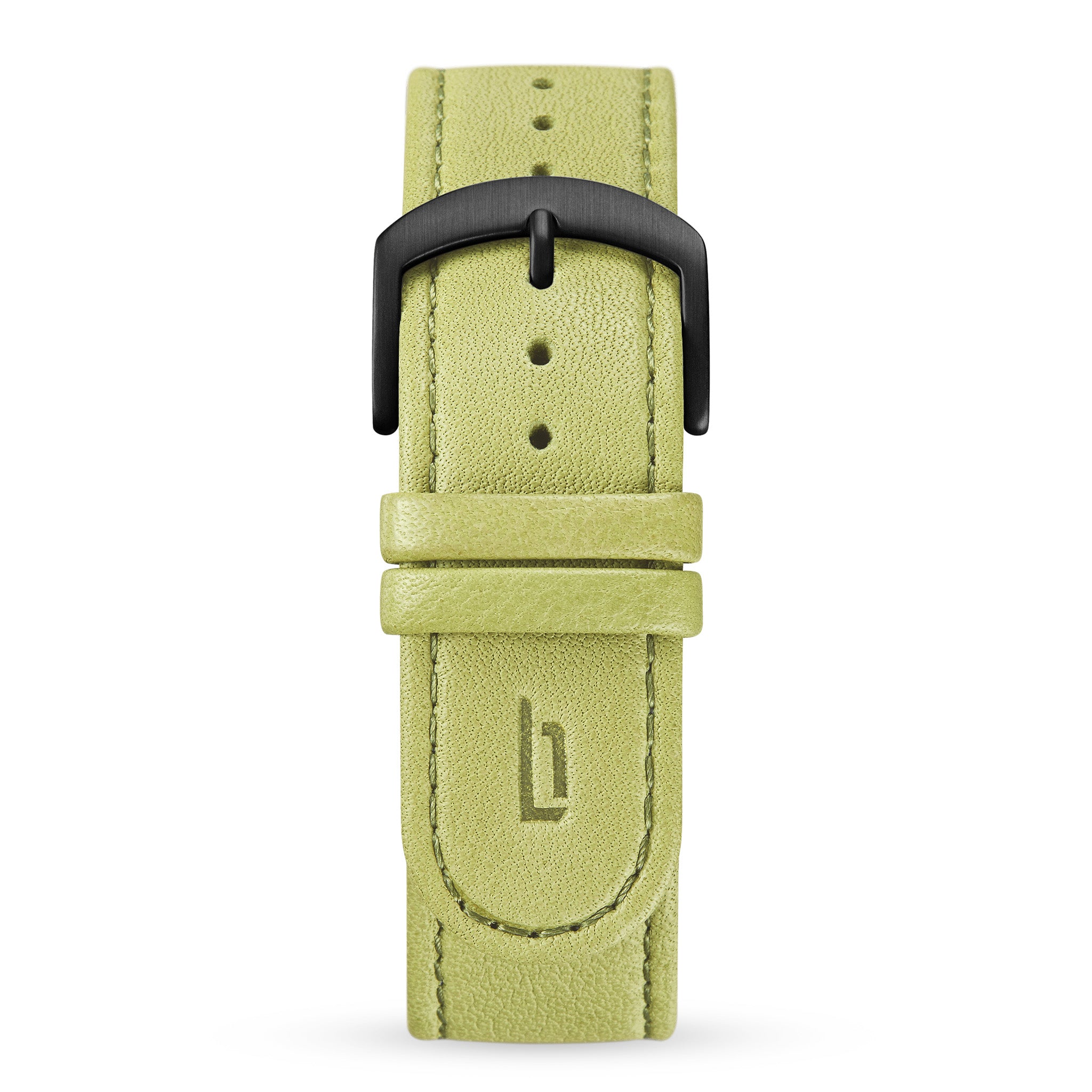 lilienthal-berlin-lederarmband-light-green-wechselarmband image 1