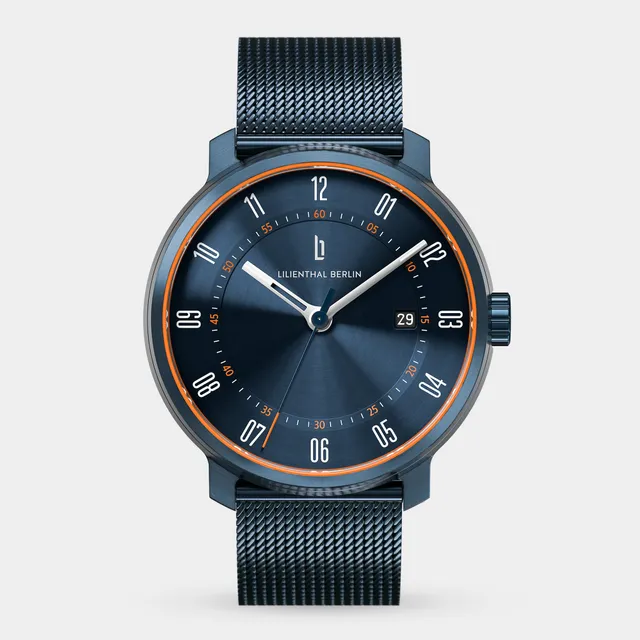 lilienthal-berlin-neolux-blue-orange-42-mm-automatikuhr-mit-miyota-8215 image 1