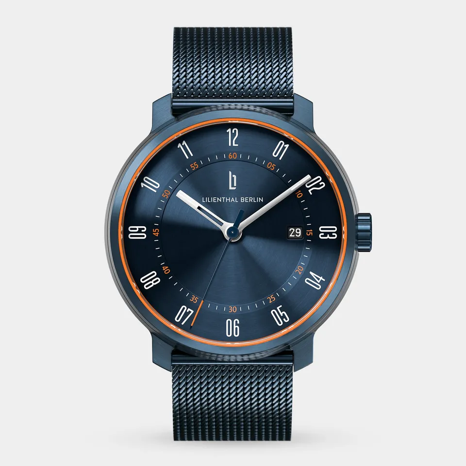 lilienthal-berlin-neolux-blue-orange-42-mm-automatikuhr-mit-miyota-8215 image 1